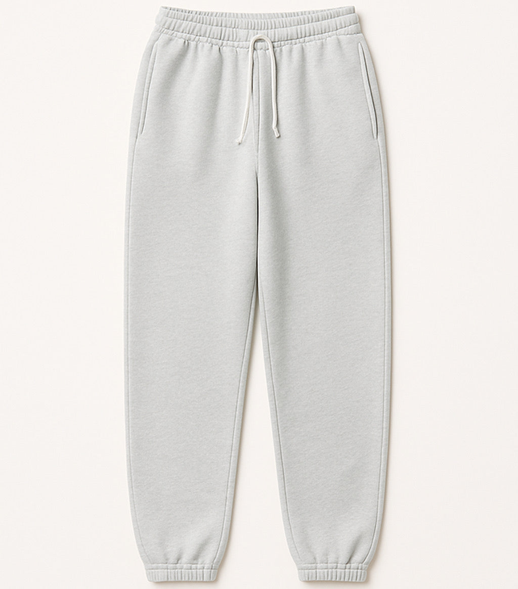 Basic Light Grey Oversized Joggers