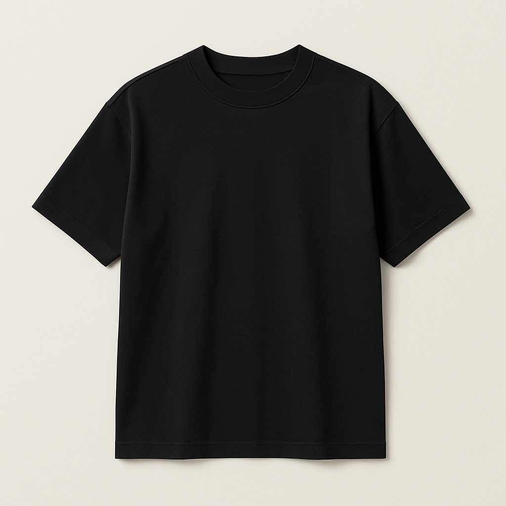 Basic Black Oversized T-Shirt
